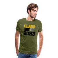 Load image into Gallery viewer, &quot;Class of 2023: Unstoppable Graduates, Endless Possibilities&quot; Men&#39;s Premium T-Shirt - olive green
