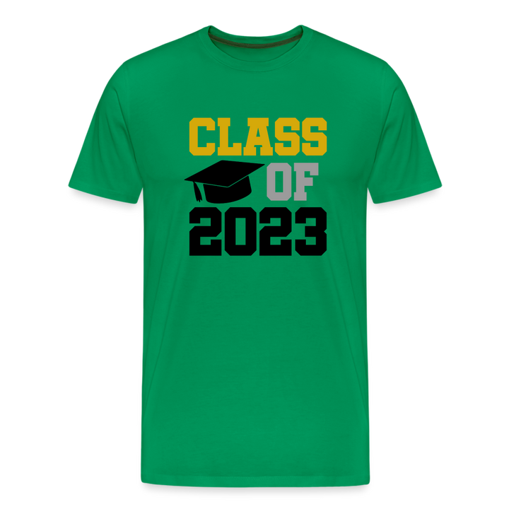 "Class of 2023: Unstoppable Graduates, Endless Possibilities" Men's Premium T-Shirt - kelly green