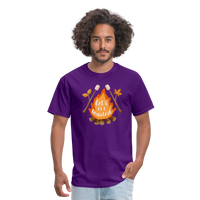 Load image into Gallery viewer, &quot;S&#39;moreLaughs: &#39;Let&#39;s Get Toasted&#39; Tee Featuring Campfire and Marshmallow Fun&quot; - purple
