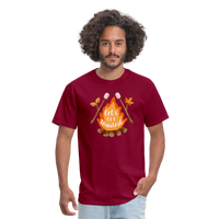 Load image into Gallery viewer, &quot;S&#39;moreLaughs: &#39;Let&#39;s Get Toasted&#39; Tee Featuring Campfire and Marshmallow Fun&quot; - burgundy
