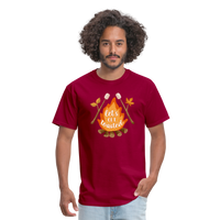 Load image into Gallery viewer, &quot;S&#39;moreLaughs: &#39;Let&#39;s Get Toasted&#39; Tee Featuring Campfire and Marshmallow Fun&quot; - dark red

