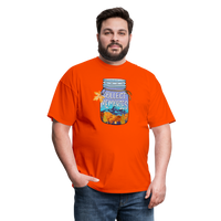 Load image into Gallery viewer, CampfireMemories: &#39;Collect Memories&#39; Camping-Themed T-Shirt with Inspiring Jar Design - orange
