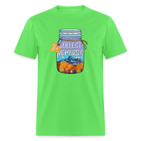Load image into Gallery viewer, CampfireMemories: &#39;Collect Memories&#39; Camping-Themed T-Shirt with Inspiring Jar Design - kiwi
