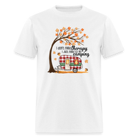 Load image into Gallery viewer, NatureTherapy: &#39;I Don&#39;t Need Therapy, I Just Need to Go Camping&#39; Expressive T-Shirt - white
