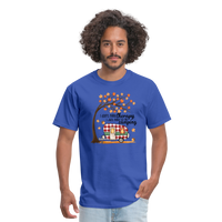Load image into Gallery viewer, NatureTherapy: &#39;I Don&#39;t Need Therapy, I Just Need to Go Camping&#39; Expressive T-Shirt - royal blue
