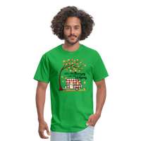 Load image into Gallery viewer, NatureTherapy: &#39;I Don&#39;t Need Therapy, I Just Need to Go Camping&#39; Expressive T-Shirt - bright green
