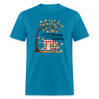 Load image into Gallery viewer, NatureTherapy: &#39;I Don&#39;t Need Therapy, I Just Need to Go Camping&#39; Expressive T-Shirt - turquoise
