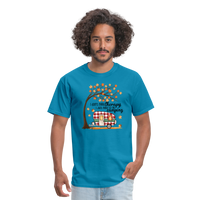 Load image into Gallery viewer, NatureTherapy: &#39;I Don&#39;t Need Therapy, I Just Need to Go Camping&#39; Expressive T-Shirt - turquoise
