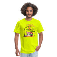 Load image into Gallery viewer, NatureTherapy: &#39;I Don&#39;t Need Therapy, I Just Need to Go Camping&#39; Expressive T-Shirt - safety green
