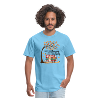 Load image into Gallery viewer, NatureTherapy: &#39;I Don&#39;t Need Therapy, I Just Need to Go Camping&#39; Expressive T-Shirt - aquatic blue
