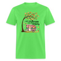 Load image into Gallery viewer, NatureTherapy: &#39;I Don&#39;t Need Therapy, I Just Need to Go Camping&#39; Expressive T-Shirt - kiwi
