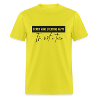 Load image into Gallery viewer, Comical Reality Check: &#39;I Can&#39;t Make Everyone Happy, I&#39;m Not a Taco&#39; Tee - yellow
