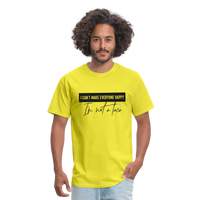 Load image into Gallery viewer, Comical Reality Check: &#39;I Can&#39;t Make Everyone Happy, I&#39;m Not a Taco&#39; Tee - yellow
