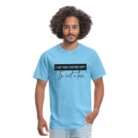 Load image into Gallery viewer, Comical Reality Check: &#39;I Can&#39;t Make Everyone Happy, I&#39;m Not a Taco&#39; Tee - aquatic blue
