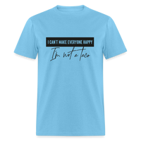 Load image into Gallery viewer, Comical Reality Check: &#39;I Can&#39;t Make Everyone Happy, I&#39;m Not a Taco&#39; Tee - aquatic blue
