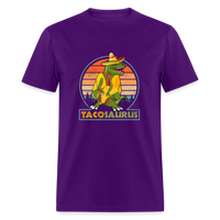 Load image into Gallery viewer, Dino-mite Taco Time: The Hilarious &#39;Tacosaurus&#39; Tyrannosaurus Taco Tee - purple
