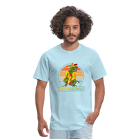 Load image into Gallery viewer, Dino-mite Taco Time: The Hilarious &#39;Tacosaurus&#39; Tyrannosaurus Taco Tee - powder blue
