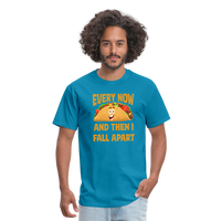 Load image into Gallery viewer, Deliciously Dramatic: &#39;Every Now and Then I Fall Apart&#39; Taco Meltdown Tee - turquoise
