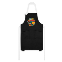 Load image into Gallery viewer, Sunset Splendor: Artisan Cooking Apron with Vibrant Texas Sunset Graphic - black/white
