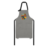 Load image into Gallery viewer, Sunset Splendor: Artisan Cooking Apron with Vibrant Texas Sunset Graphic - gray/black
