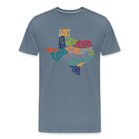 Load image into Gallery viewer, Texan Legacy: Classic Sayings Premium Cotton Shirt for True Texas Admirers - steel blue
