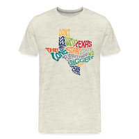 Load image into Gallery viewer, Texan Legacy: Classic Sayings Premium Cotton Shirt for True Texas Admirers - heather oatmeal

