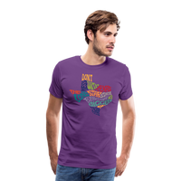 Load image into Gallery viewer, Texan Legacy: Classic Sayings Premium Cotton Shirt for True Texas Admirers - purple
