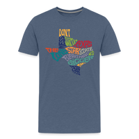 Load image into Gallery viewer, Texan Legacy: Classic Sayings Premium Cotton Shirt for True Texas Admirers - heather blue
