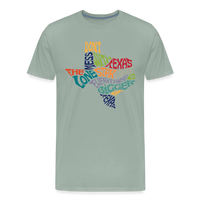 Load image into Gallery viewer, Texan Legacy: Classic Sayings Premium Cotton Shirt for True Texas Admirers - steel green
