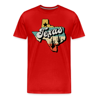 Load image into Gallery viewer, Retro Texan Vibes: Premium Cotton Shirt with Vintage Texas Logo - red
