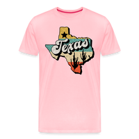 Load image into Gallery viewer, Retro Texan Vibes: Premium Cotton Shirt with Vintage Texas Logo - pink
