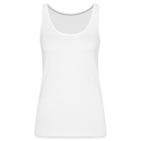 Load image into Gallery viewer, Texan Greetings: Women&#39;s Premium Cotton Tank Top with &#39;Hey Y&#39;all&#39; Slogan and Texas Silhouette - white
