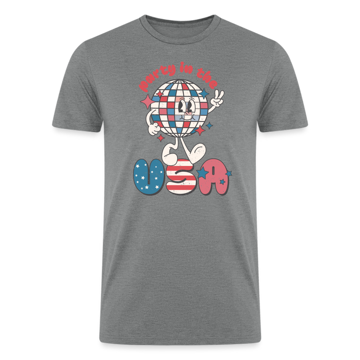 4th of July Disco T-Shirt - heather gray