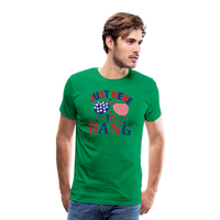 Load image into Gallery viewer, Explosive Humor: Men&#39;s Premium Shirt for 4th of July &quot;Just Here To Bang&quot; - kelly green
