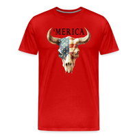 Load image into Gallery viewer, &quot;Merica Moo-stique&quot; - Bold Men&#39;s Premium 4th of July T-Shirt - red

