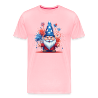 Load image into Gallery viewer, &quot;Yankee Doodle Dandy Gnome&quot; - Charming Men&#39;s Premium 4th of July T-Shirt - pink
