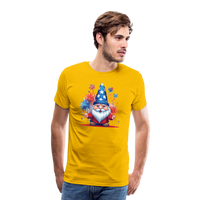 Load image into Gallery viewer, &quot;Yankee Doodle Dandy Gnome&quot; - Charming Men&#39;s Premium 4th of July T-Shirt - sun yellow
