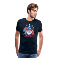 Load image into Gallery viewer, &quot;Yankee Doodle Dandy Gnome&quot; - Charming Men&#39;s Premium 4th of July T-Shirt - deep navy
