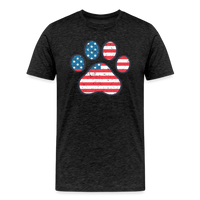 Load image into Gallery viewer, &quot;Pawtriotic Spirit&quot; - Men&#39;s Premium 4th of July T-Shirt - charcoal grey
