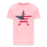 Load image into Gallery viewer, &quot;Stellar Pride&quot; - Men&#39;s Premium 4th of July T-Shirt - pink
