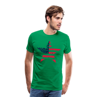 Load image into Gallery viewer, &quot;Stellar Pride&quot; - Men&#39;s Premium 4th of July T-Shirt - kelly green
