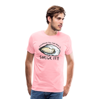 Load image into Gallery viewer, &quot;Shuck It&quot; Humorous Oyster T-Shirt - Unique Casual Seafood Enthusiast Apparel - pink
