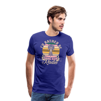 Load image into Gallery viewer, Transmitter Tributes: &#39;I&#39;d Rather Be Doing Ham Radio&#39; - Men&#39;s Premium T-Shirt - royal blue
