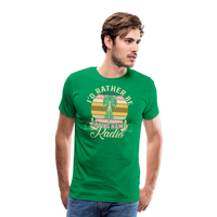 Load image into Gallery viewer, Transmitter Tributes: &#39;I&#39;d Rather Be Doing Ham Radio&#39; - Men&#39;s Premium T-Shirt - kelly green
