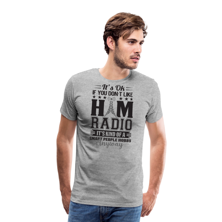 Smarty Hams: Exclusive Men's Premium T-Shirt - heather gray