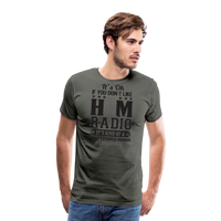 Load image into Gallery viewer, Smarty Hams: Exclusive Men&#39;s Premium T-Shirt - asphalt gray
