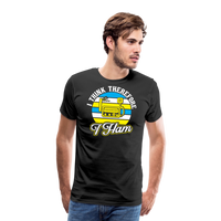 Load image into Gallery viewer, Cognitive Callsigns: &#39;I Think, Therefore I Ham&#39; - Men&#39;s Premium T-Shirt - black

