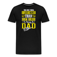 Load image into Gallery viewer, Father&#39;s Frequencies: &#39;The Only Thing I Love More Than Ham Radio is Being a Dad&#39; - Men&#39;s Premium T-Shirt - black
