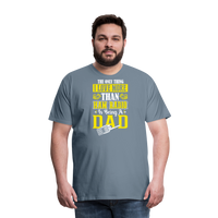 Load image into Gallery viewer, Father&#39;s Frequencies: &#39;The Only Thing I Love More Than Ham Radio is Being a Dad&#39; - Men&#39;s Premium T-Shirt - steel blue
