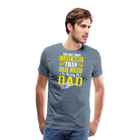 Load image into Gallery viewer, Father&#39;s Frequencies: &#39;The Only Thing I Love More Than Ham Radio is Being a Dad&#39; - Men&#39;s Premium T-Shirt - steel blue
